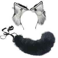 Algopix Similar Product 9 - Ekwikzz Wolf Ears Tail Set Fox Wolf