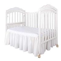 Algopix Similar Product 11 - Crib Bed Skirt Split CornerDust Ruffle