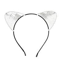 Algopix Similar Product 20 - Large Silver Teddy Ears Metallic