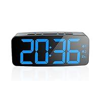 Algopix Similar Product 12 - PINGKO Digital Alarm ClockLarge Smart