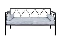 Algopix Similar Product 10 - DHP Rebecca Metal Daybed Frame Sofa