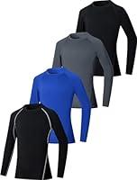 Algopix Similar Product 7 - EXARUS 4 Pack Youth Boys Compression