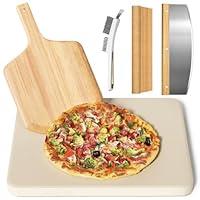 Algopix Similar Product 19 - 5 PCS Rectangle Pizza Stone Set