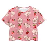 Algopix Similar Product 5 - Pointodoor Pig TShirt for Girls Cute