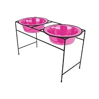 Algopix Similar Product 12 - Platinum Pets Double Diner Feeder with