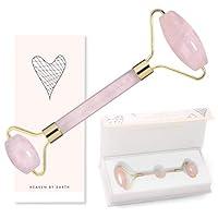 Algopix Similar Product 17 - Rose Quartz Jade Roller for Face 