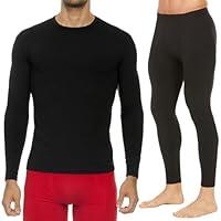 Algopix Similar Product 7 - Thermajohn XLarge Black Thermal Top 