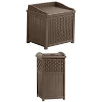 Algopix Similar Product 11 - Suncast SSW1200 Mocha Resin Wicker