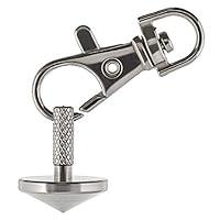Algopix Similar Product 12 - Keychain Metal Spinning Top  Snaphook