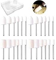 Algopix Similar Product 19 - 24 PCS Wool Felt Mounted Mandrel Set