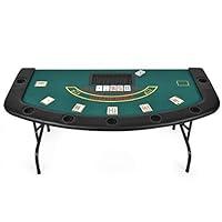 Algopix Similar Product 18 - Giantex Folding Play Poker Table wCup