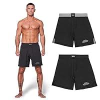 Algopix Similar Product 4 - Jiu Jitsu BJJ Mens MMA Fight Shorts