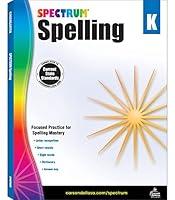 Algopix Similar Product 5 - Spectrum Spelling Kindergarten