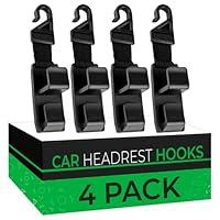 Algopix Similar Product 16 - lebogner 4 Pack Car Seat Headrest Hooks