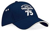 Algopix Similar Product 19 - 75th Birthday Gift Baseball Cap Hat