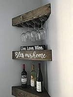 Algopix Similar Product 9 - 1 Wine Rack 2 Corner Floating Shelves