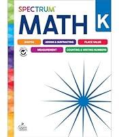 Algopix Similar Product 9 - Spectrum Math Kindergarten Workbooks