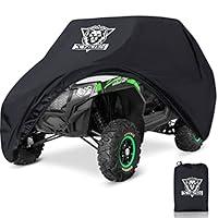 Algopix Similar Product 11 - XYZCTEM UTV Cover with Heavy Duty Black