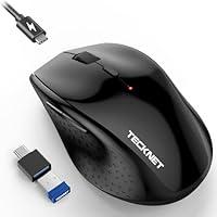 Algopix Similar Product 13 - TECKNET Wireless Mouse Jiggler USBC