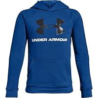 Algopix Similar Product 10 - Under Armour Boys Rival Logo Hoodie
