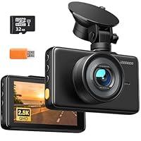 Algopix Similar Product 7 - iZEEKER 25K Dash Cam 1440P QHD Car