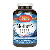 Algopix Similar Product 10 - Carlson  Mothers DHA 500 mg DHA