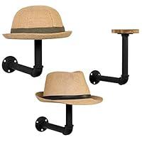 Algopix Similar Product 2 - MyGift Set of 3 Wall Mounted Hat Rack