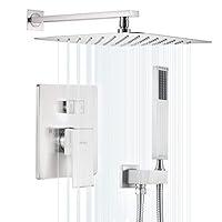 Algopix Similar Product 1 - ESNBIA Shower System Brushed Nickel