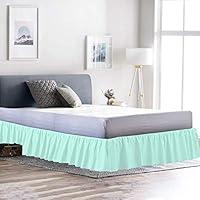 Algopix Similar Product 1 - Upluxius Dust Ruffle for Twin Size Bed