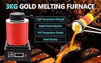 Algopix Similar Product 6 - TOAUTO 3KG Gold Melting Furnace1400W