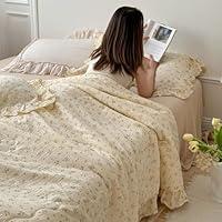 Algopix Similar Product 11 - BuLuTu Cotton Muslin Toddler Bed Quilts