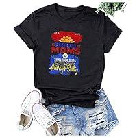 Algopix Similar Product 17 - Pumsun Baseball Moms TShirt Womens
