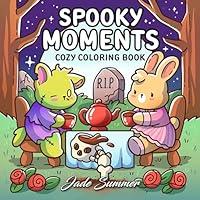 Algopix Similar Product 19 - Spooky Moments Cute Coloring Book for