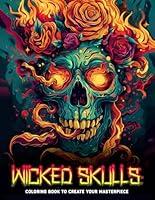 Algopix Similar Product 10 - Wicked Skulls Coloring Books For Teens