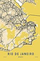 Algopix Similar Product 4 - Rio de Janeiro Brazil 6x9 Lined