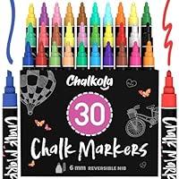 Algopix Similar Product 9 - Chalkola Liquid Chalk Markers Erasable