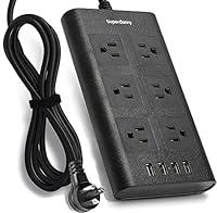 Algopix Similar Product 1 - Power Strip Surge Protector SUPERDANNY