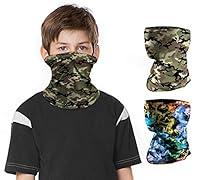 Algopix Similar Product 2 - 2 PCS Kids Face Mask Neck Gaiters