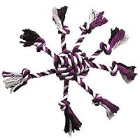 Algopix Similar Product 18 - Zanies Crazy Eight Rope Dog Toys, Purple