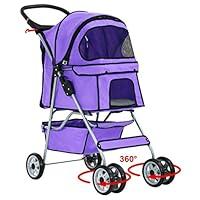 Algopix Similar Product 6 - BestPet Pet Stroller Cat Dog Cage