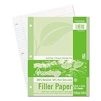 Algopix Similar Product 1 - Ecology College Ruled Recycled Filler