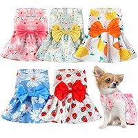 Algopix Similar Product 17 - 5 Pieces Dog Dresses for Small Dogs