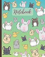 Algopix Similar Product 12 - Notebook Cute Chinchillas Cartoon