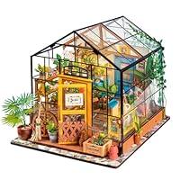 Algopix Similar Product 10 - ROBOTIME DIY Dollhouse Wooden Miniature