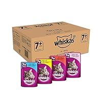 Algopix Similar Product 8 - Whiskas 7 Senior Cat Pouches Variety