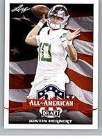 Algopix Similar Product 3 - 2020 Leaf Draft 63 Justin Herbert RC 