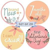 Algopix Similar Product 19 - RubyRoo Baby Milestone Stickers  Baby