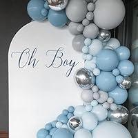 Algopix Similar Product 8 - ZAIBIANHAO Oh Boy Baby Shower Decal