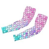 Algopix Similar Product 15 - uideazone Arm Sleeve for Women Mermaid