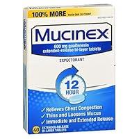Algopix Similar Product 2 - Mucinex Expectorant Tablets  40
